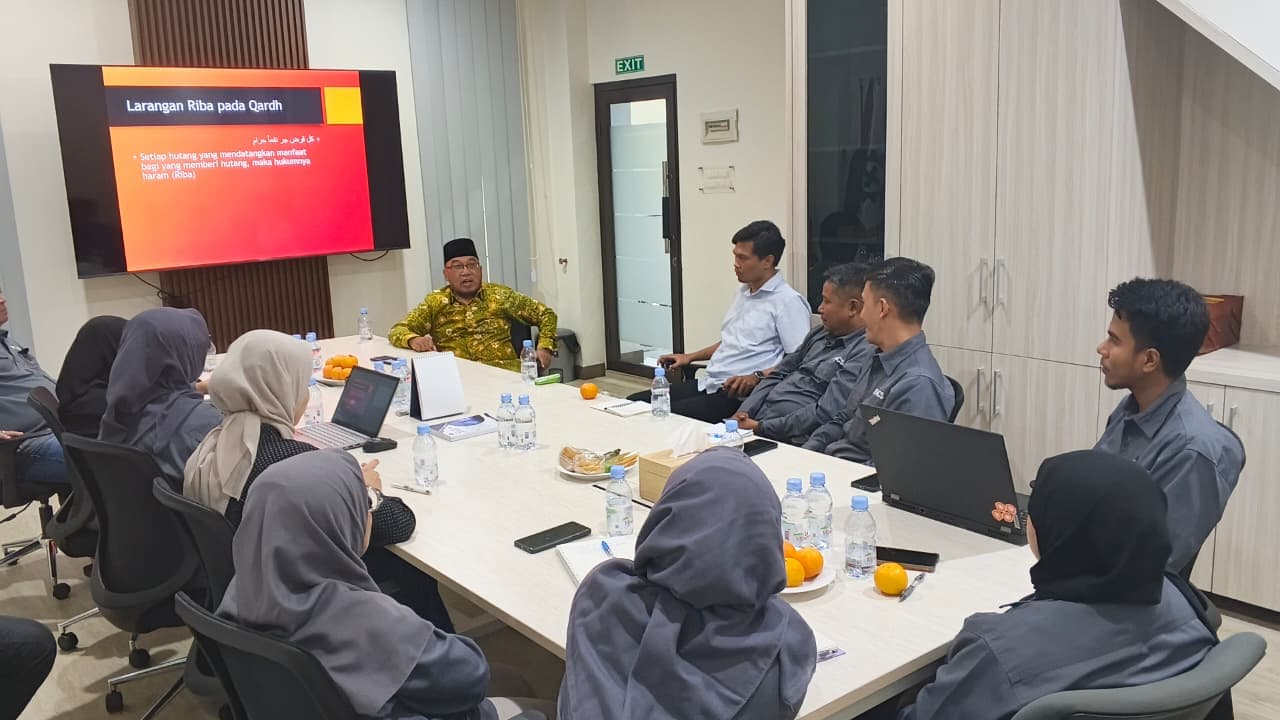 Karyawan PT Adiguna Cakra Semesta mengikuti Kajian Fiqih Rutin, 2026